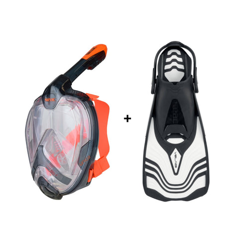 SEAC Snorkel Mask & Fins 5 days Rental