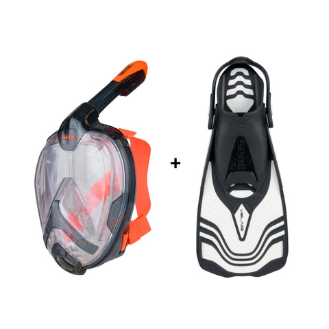 SEAC Snorkel Mask & Fins 14 days Rental