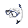 Set Bis Extreme Dry Snorkel Set Blue