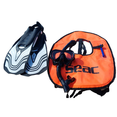 1 dag verhuur Snorkel Set Fins & Vest voor Cruise Toeristen