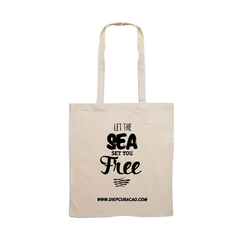 Let The Sea Set You Free Canvas Bag