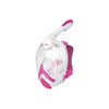 SEAC Unica Full Face Snorkel Mask White/Pink