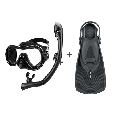 SEAC Mask with Snorkel & Fins 7 day Rental